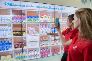 QR-Code-Shopping: das Virtual Shelf von Emmas Enkel auf dem Vodafone-Campus