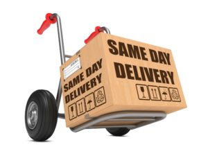 SDD Box - Same Day Delivery Slogan