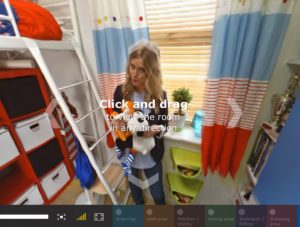 Mit aufwändigen 360-Grad-Videos erzeugt Ikea online Kaufanreize