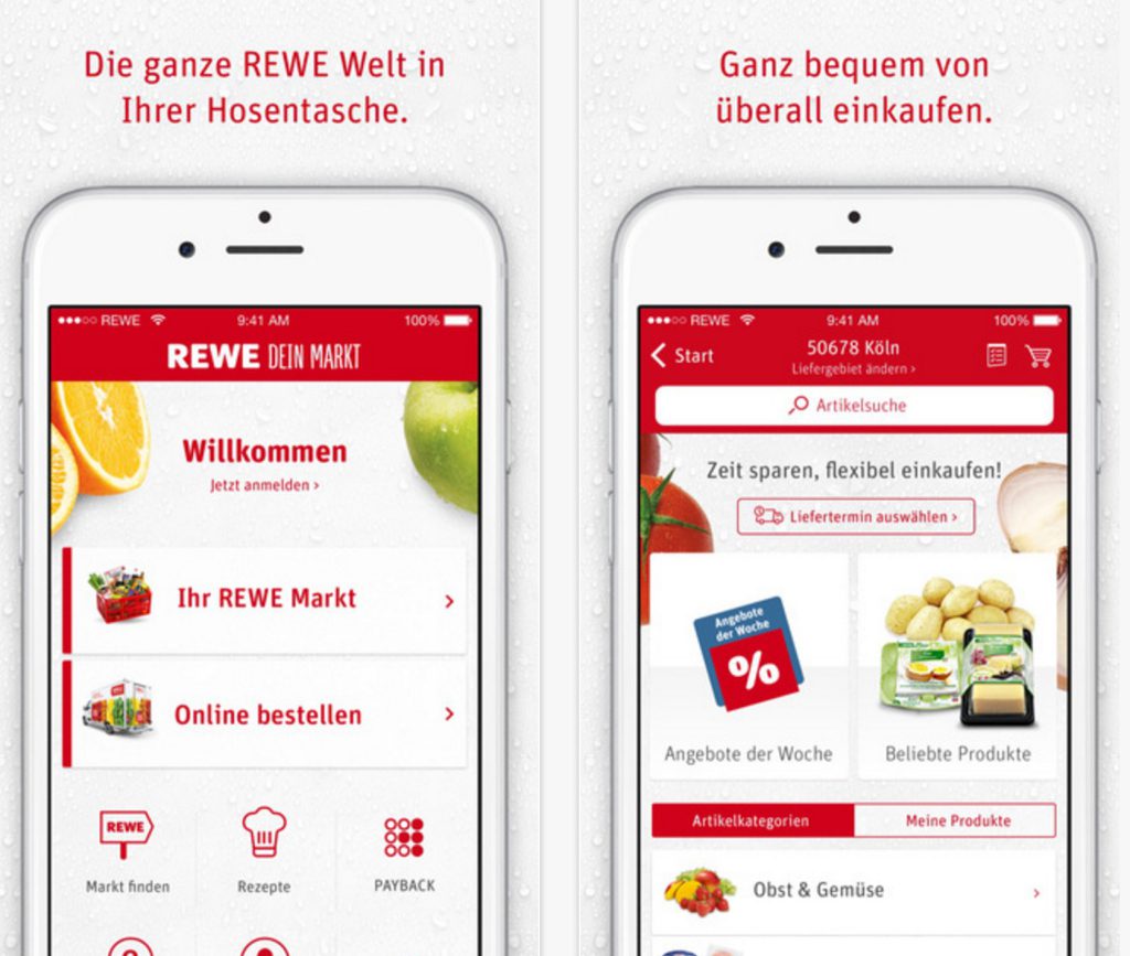 Rewe macht App zum digitalen Markt aber nicht für alle Kunden